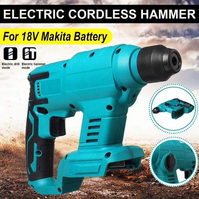 D52-Berbequim martelo elétrico 1000w 3600rpm impacto
