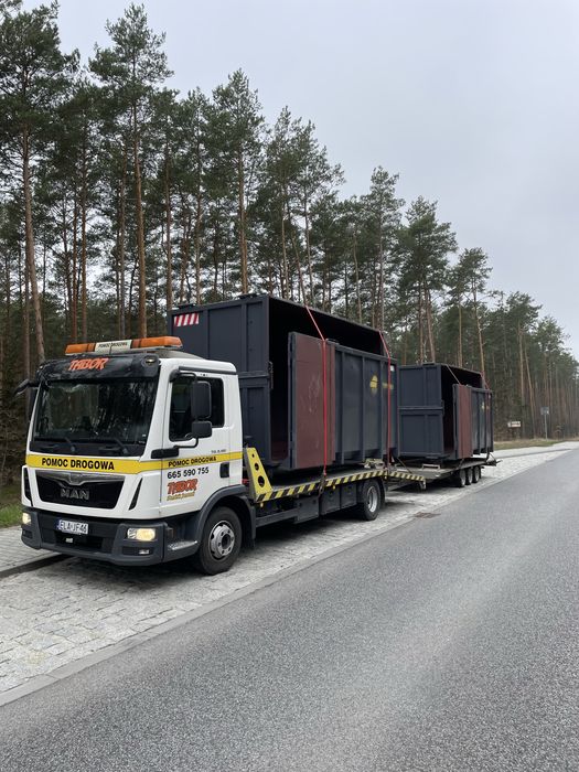 Transport maszyn rolniczych/budowlanych POMOC DROGOWA*laweta*holowanie