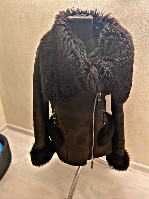 Шикарная дубленка куртка косуха