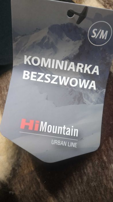 Nowa czarna kominiarka rozmiar s/m himountain