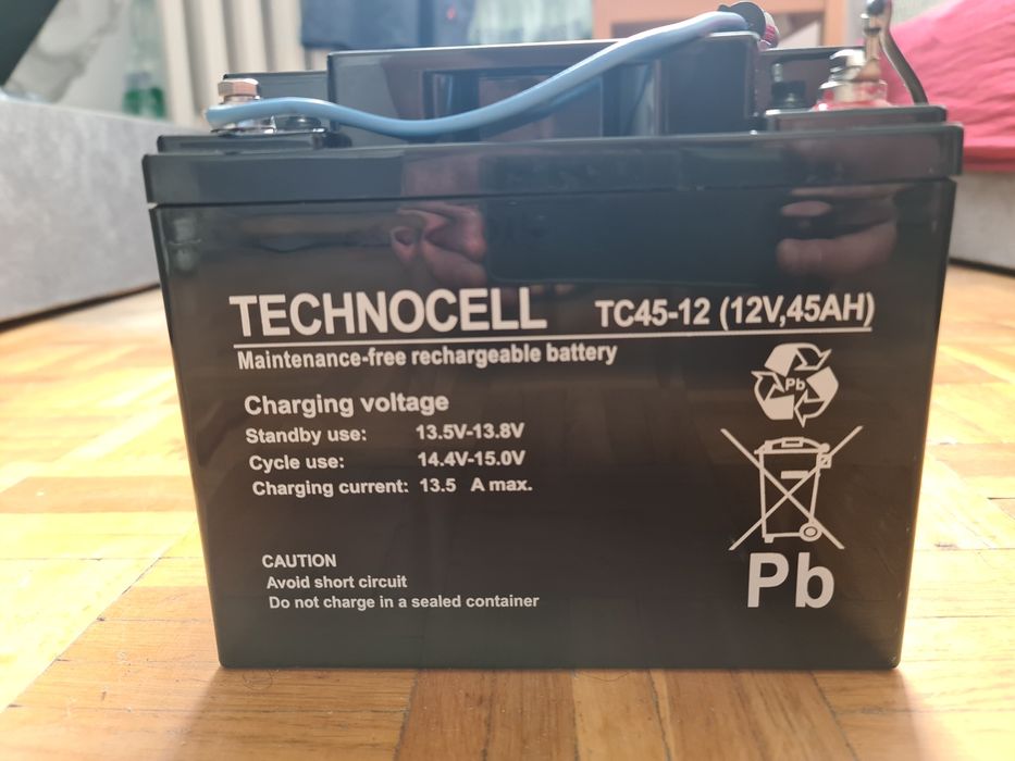 Продам акб 12v 45ah технологія agm