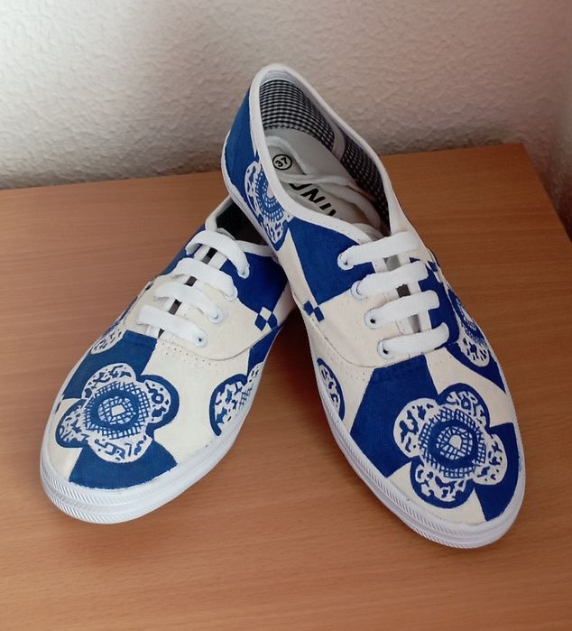 Conjunto pintura em tecido