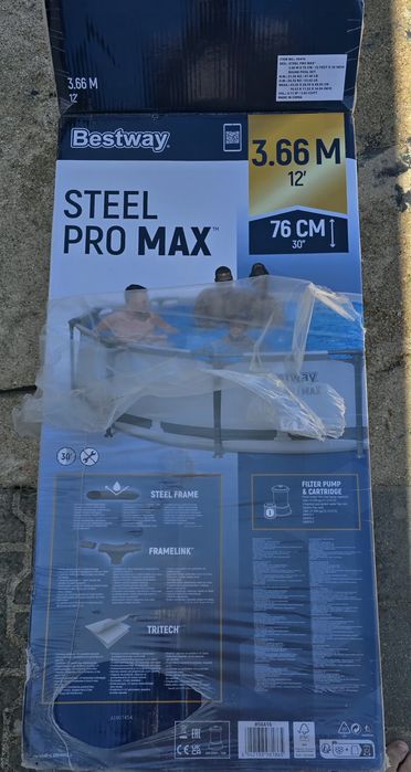 Piscina Bestway Steel Pro MAX 3,66 m × 76 cm