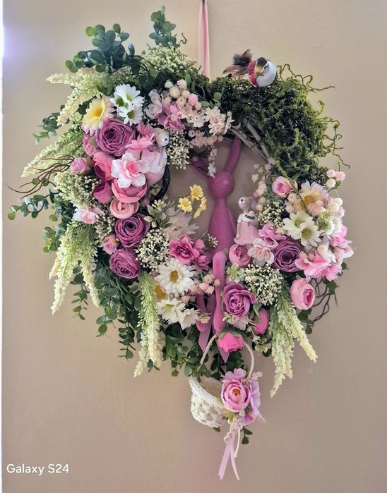 Wianek wiosenno-wielkanocny