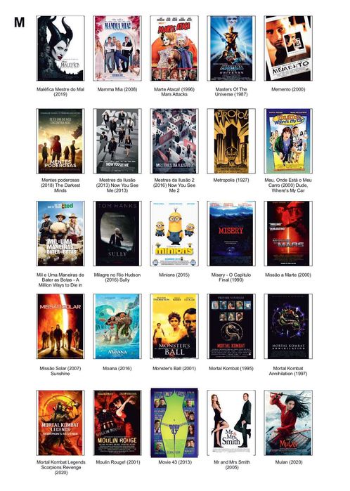 DVDs com filmes e conteúdos diversos – coleção organizada