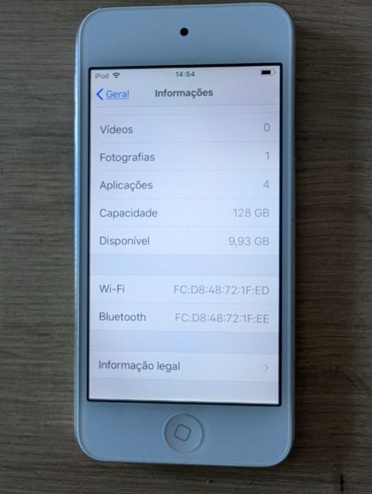 iPod Touch 6ª Geração 128 gb