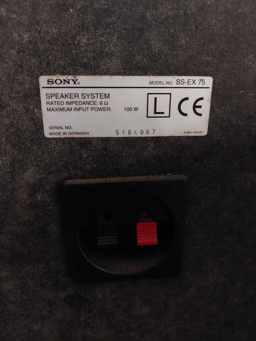 Colunas Sony ss-ex75