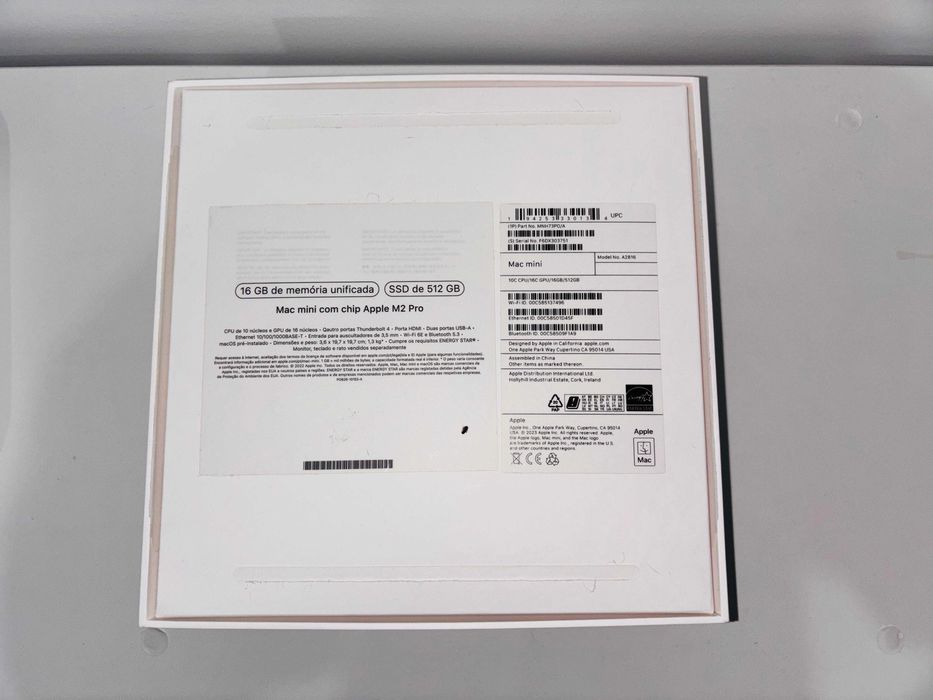 Apple Mac Mini M2 Pro | 512GB | 16GB RAM | Como Novo