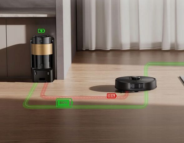 Robot sprzątający Proscenic Q20Plus ze stacją 10000 Pa 4l LASER LiDAR MOP
