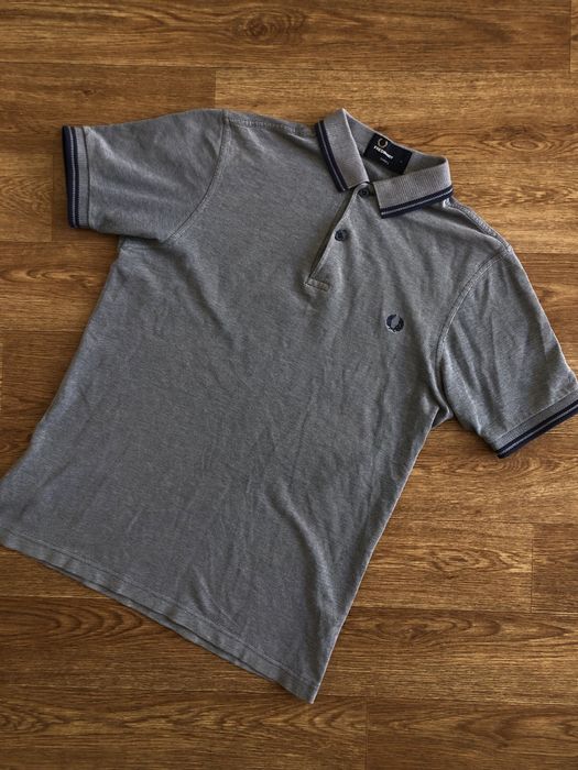 Оригінальне поло Fred Perry Slim Fit Сіре / Розмір S
