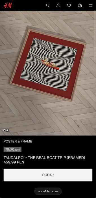 Plakat 70x70 cm w ramie POSTER&FRAME
