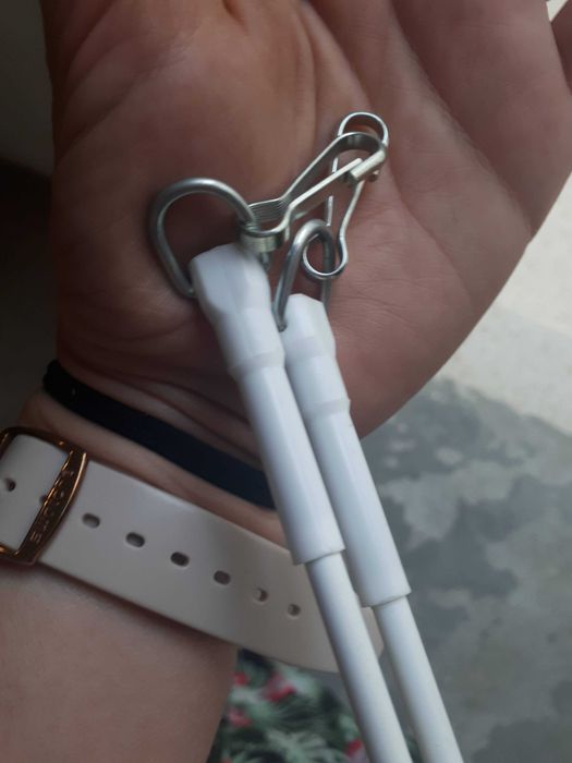 Varetas de Cortinados em Branco