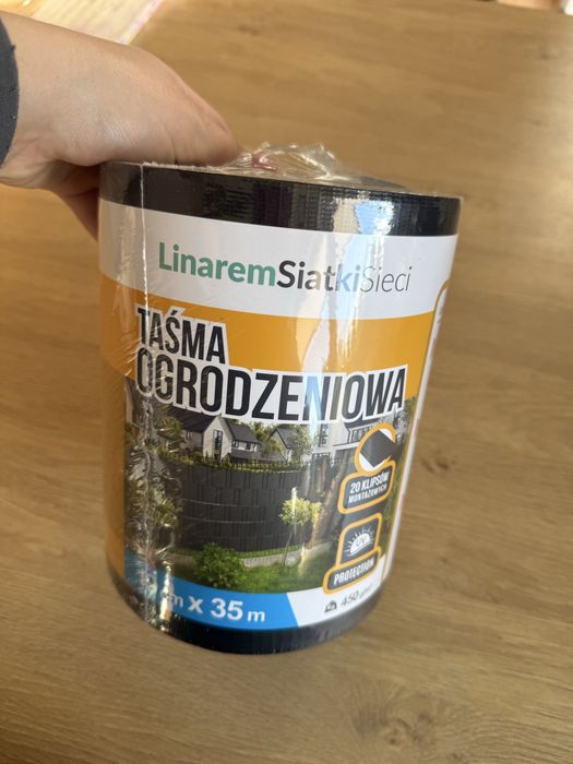 Taśma ogrodzeniowa czarna 35 m