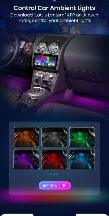 Rádio Android CarPlay Universal Ecrã Rotativo 10" 4/64GB WiFi GPS BT