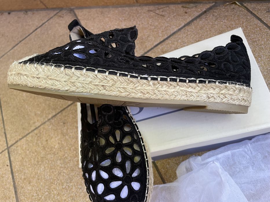 Nowe damskie espadryle ażurowe