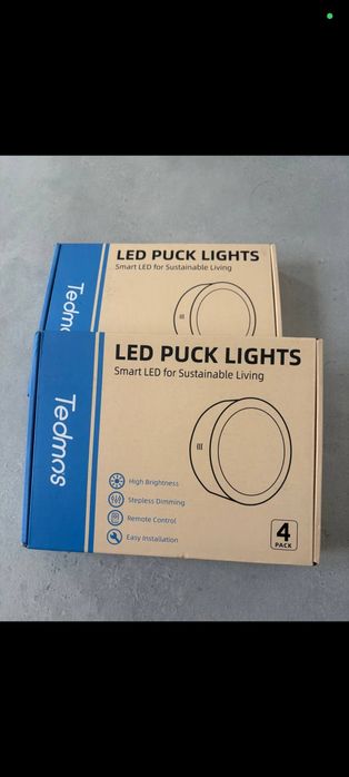 Lampa punktowa Led z akumulatorem USB, RGB i pilotem, 4 kolory, bezprz