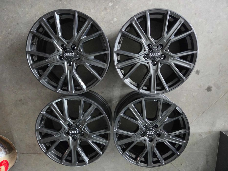 Alufelgi 19" Audi A3 8p 8v 8y A4 b6 b7 b8 b9 A6 c6 c7 c8 Q3 Q5 5x112 s-line grafit