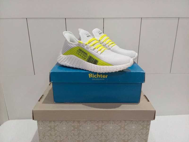 damskie sneakersy marki Richter roz. 36 wkładka 23,5 cm białe jak nowe