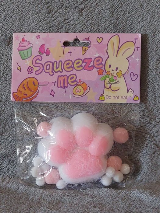 Іграшка-антистрес, лапка котика, таба лапка, сквіш