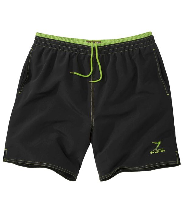 Spodenki męskie 3XL czarne sportowe kąpielowe R0031 ATLAS FOR MEN