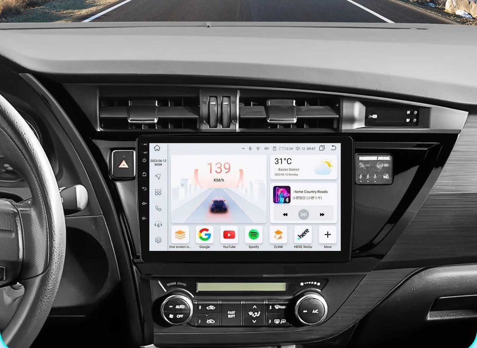 CarPlay Android Auto Radio FM RDS DAB+ Android GPS WiFi 4G USB Toyota Corolla Auris