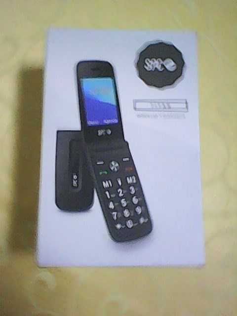 Telemóvel 1-SPC e 1 Alcatel, os dois de tampa de abrir, antigos