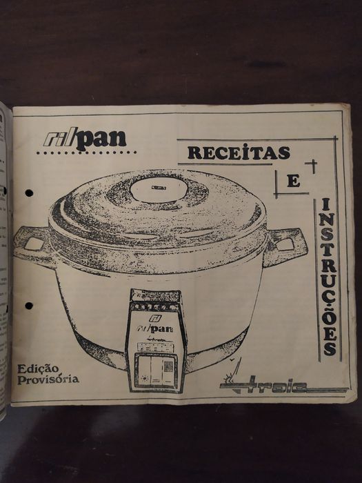 Manual, receitas e instruções Panela eléctrica Rilpan