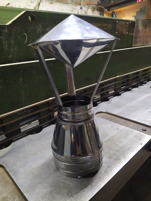 Дымоход вентиляция  Сендвич труби Монтаж димоход трубы нержавеющие 321