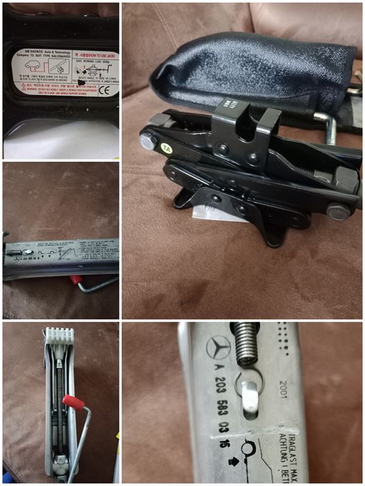 Домкрати для різних марок автомобілів Оригінал Reno. Nissan. Mercedes