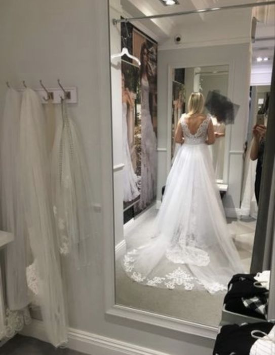 Sukienka Ślubna z Trenem