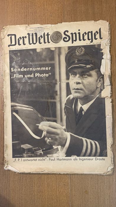Jornal alemão de 1932