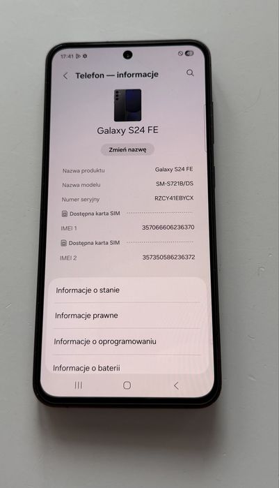 Samsung S24 Fe,8/128 Gb !