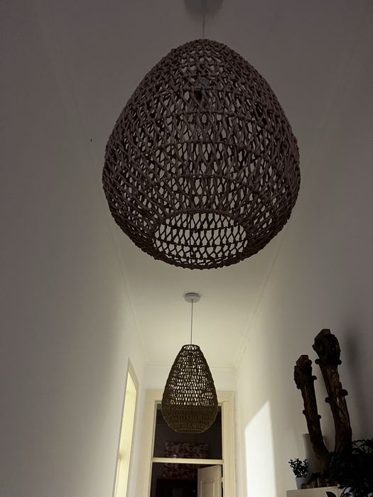 Candeeiros de teto verga