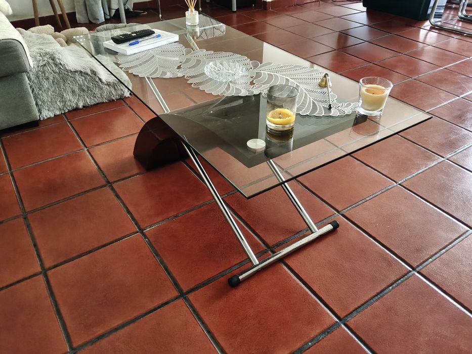 Mesa centro vidro