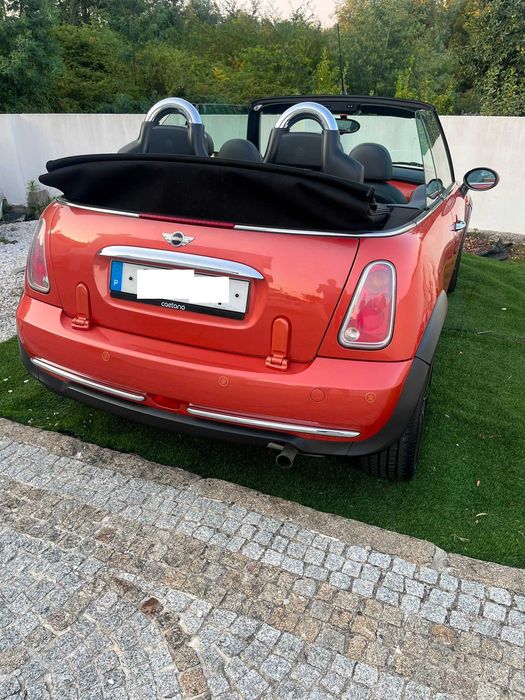 Mini Cabrio Laranja fogo