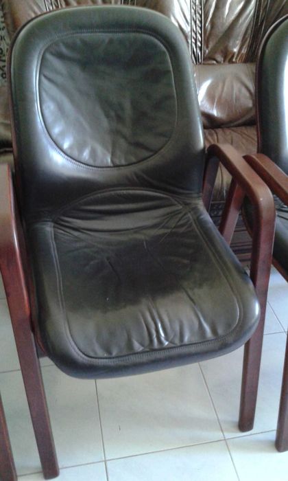 4 Cadeiras em pele, de alta qualidade - Volkle - Germany