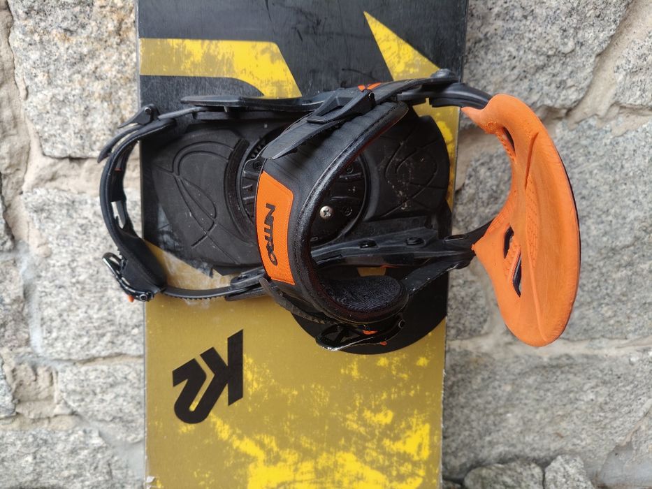 Deska snowboardowa K2 161 cm z wiązaniami Nitro
