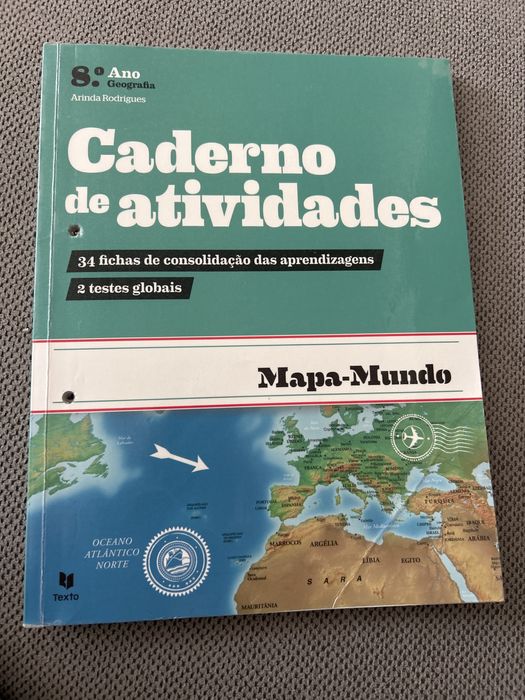 Mapa Mundo caderno de atividades 8 ano