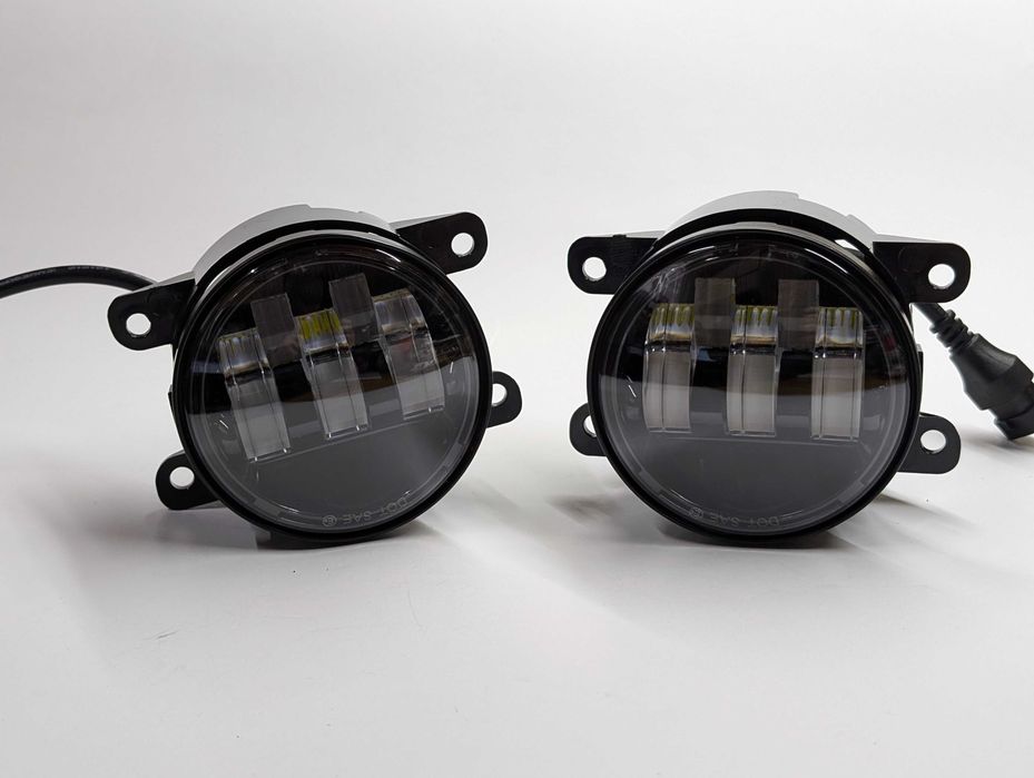 Противотуманные фары LED универсальная 3,5 дюйма 90мм туманка 50W ватт