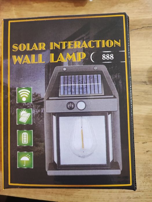 Lampa solarna, nowa, model 888