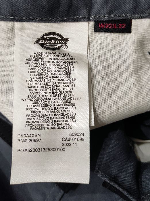 W32L32 Dickies оригінальні чоловічі робочі штани