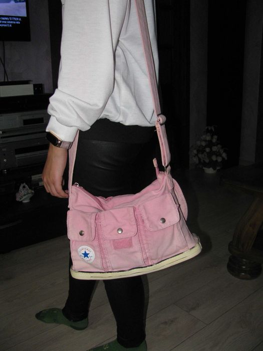 Torba sportowa, Trampek, oryginalna Converse na ramię