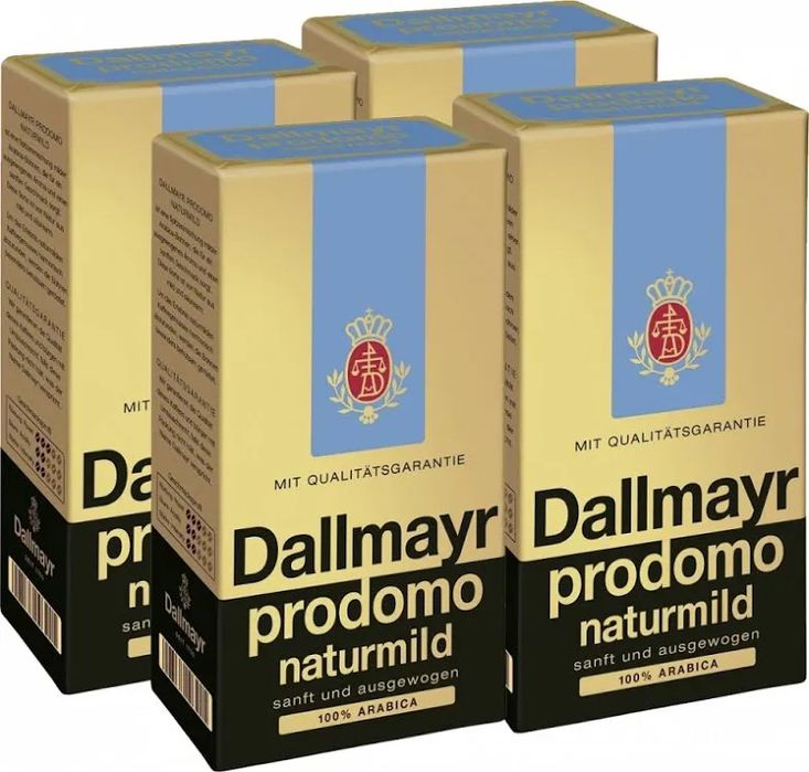 Kawa Dallmayr Prodomo Naturmild – 4 x 500g rozhermetyzowana