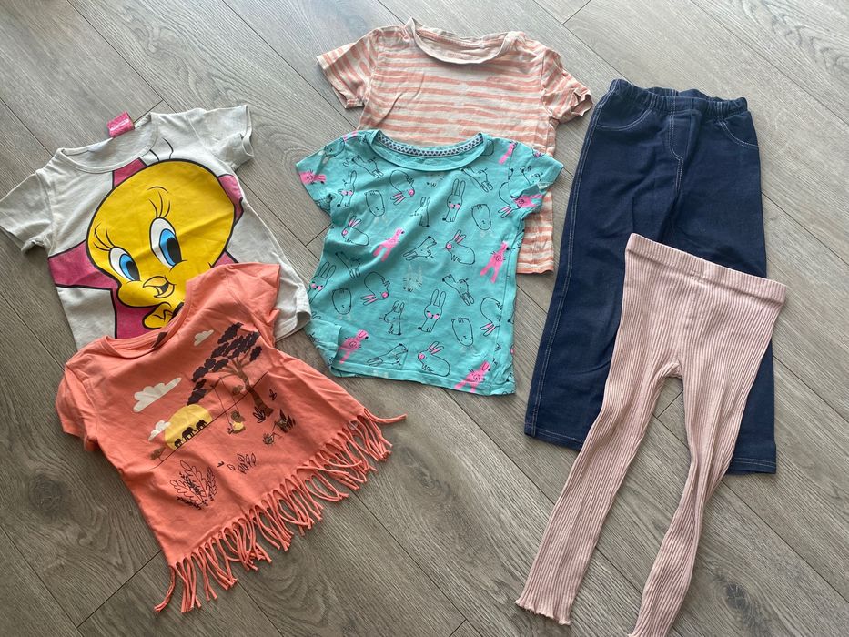 Paka ciuchów dla dziewczynki rozmiar 104