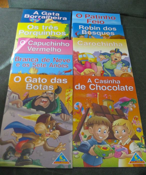 Livros de Contos Clássicos da Majora NOVOS - 9 diferentes