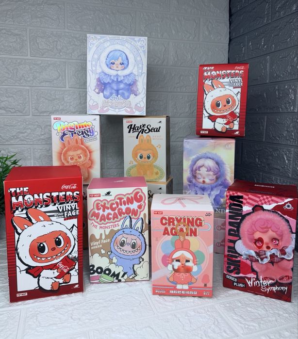 ‼️В наявності‼️Лабубу Іграшка-Брелок Labubu POP MART