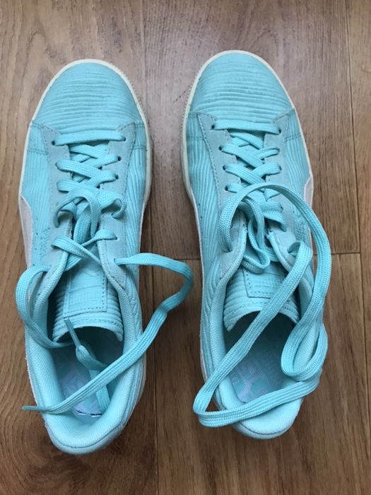 Кроссовки кеды puma Бирюзовые