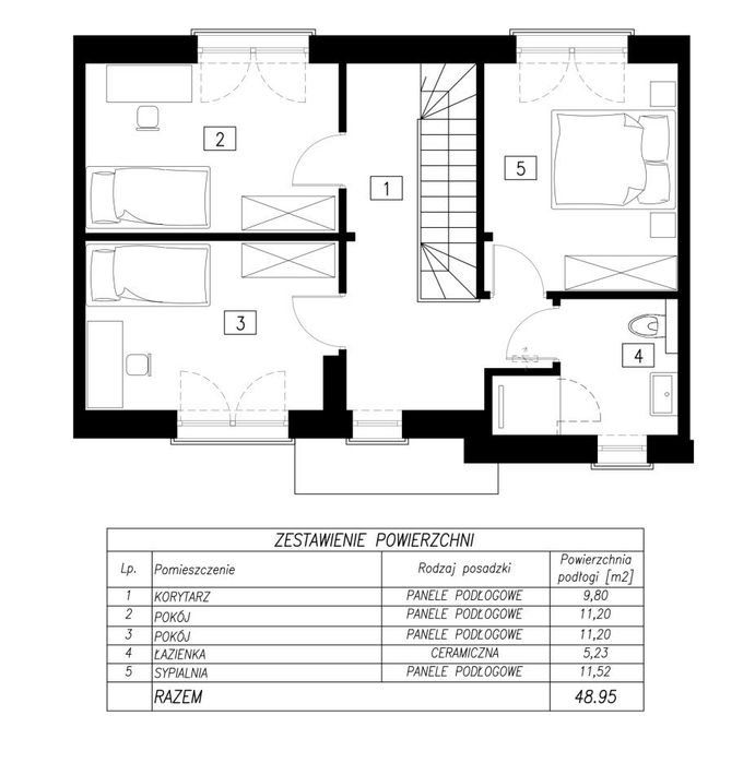 Nowy dom 101 m² w Świerklańcu z ogrodem i 2 miejscami parkingowymi - View 6
