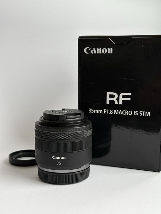 [Rezerwacja] Canon RF 35mm f/1.8 Macro STM + Na gwarancji
