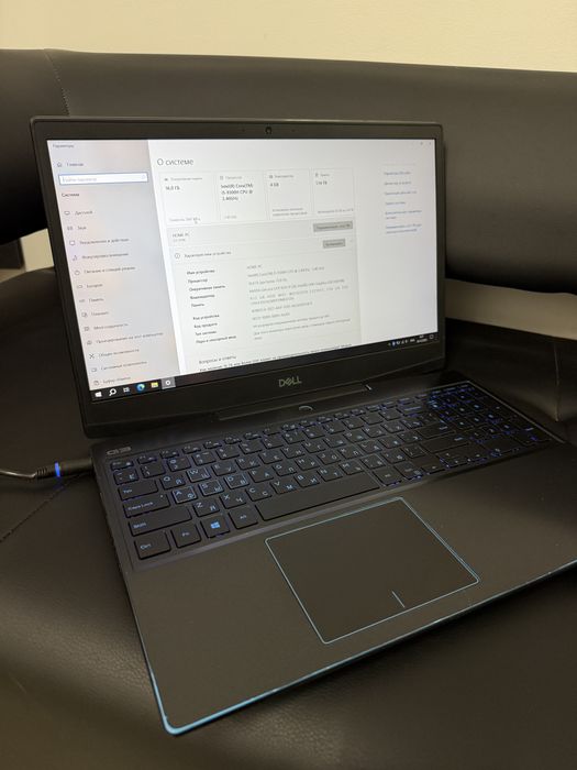 Ноутбук Dell G3 3590 GTX 1650 4Gb DDR4 16Gb SSD 256Gb+1 Tb HDD
